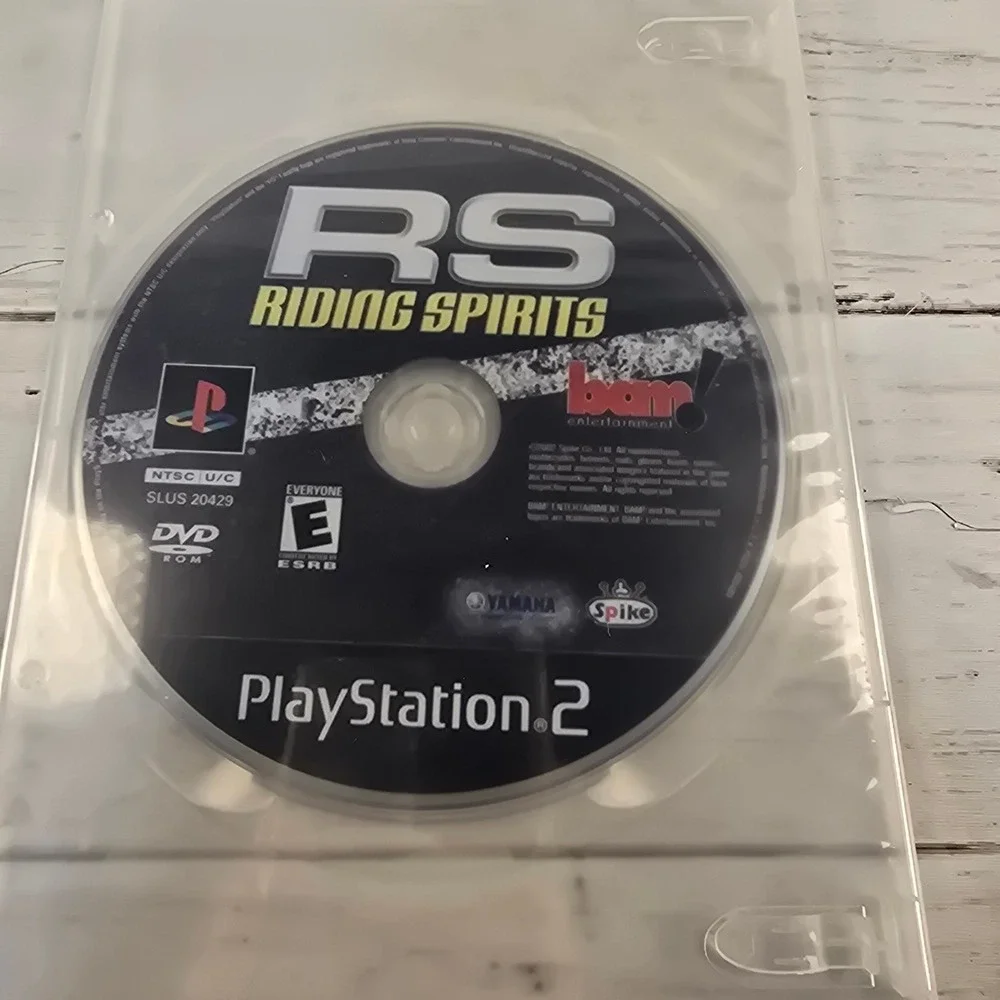 RS Riding Spirits Sony PlayStation 2 PS2 2002 Racing Game Disc SLUS 20429